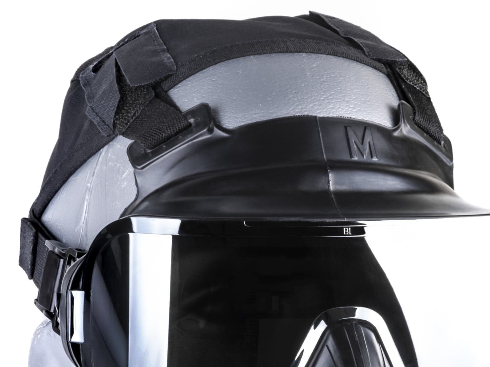 Close-up of the C50 low profile brow seal under a helmet
