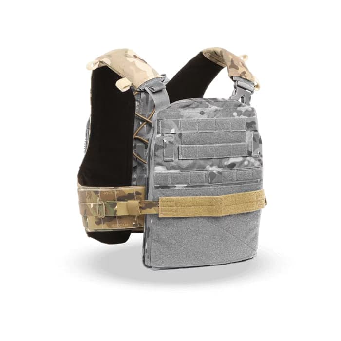 AVS Harness with front and rear plate bags attached