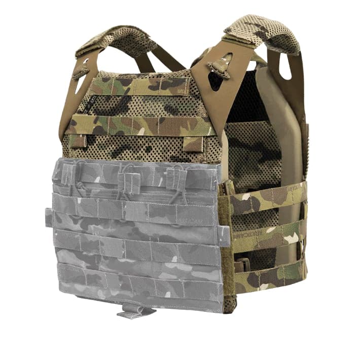 MultiCam Crye Precision JPC 2.0 Maritime plate carrier, three-quarter front view