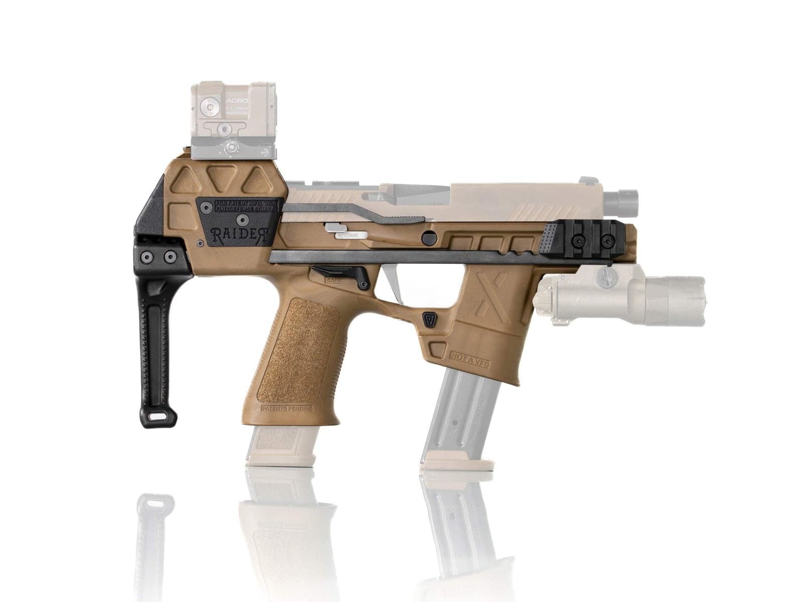 Raider X in FDE with the brace collapsed