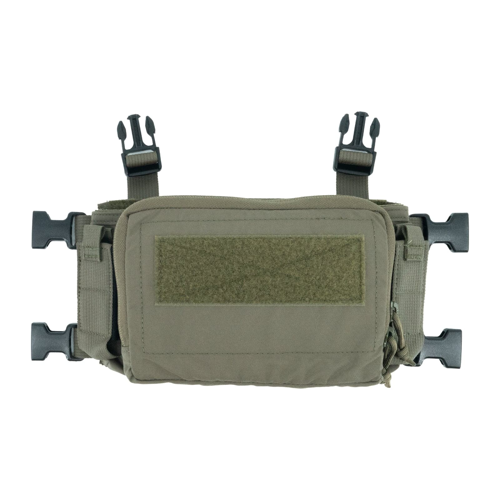 Micro Chest Rig placard in Ranger Green, front view