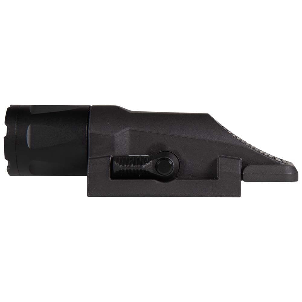 Black WML Gen 3, side profile showing the clamp and thumb switch