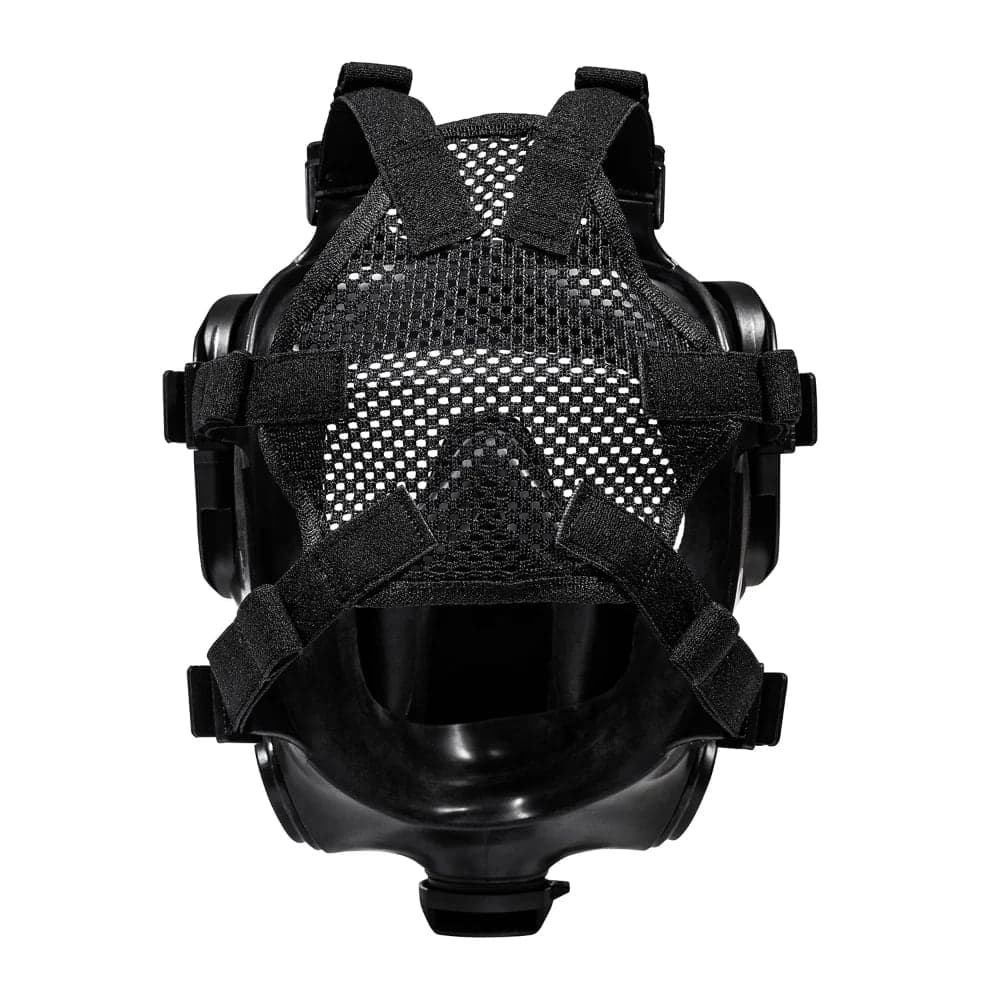 Rear view of the CM-8M six-point head harness
